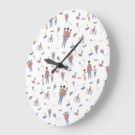 Vaderdag wandklok (Hoek)