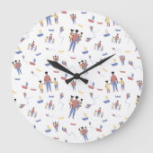 Vaderdag wandklok (Voorkant)