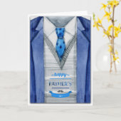 VADERDAG - WATERVERF KAART (Gele Bloem)