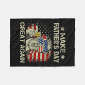 Vaderdag weer geweldig pa ltsp grappig donald tru fleece deken (Voorkant (Horizontaal))
