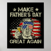 Vaderdag weer geweldig pa ltsp grappig donald tru poster (Voorkant)