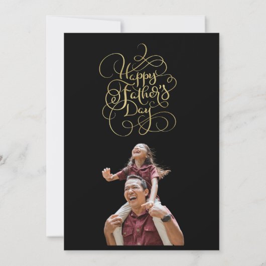 Vaderdag wensen kaart (Achterkant)