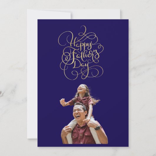 Vaderdag wensen kaart (Achterkant)