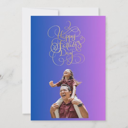 Vaderdag wensen kaart (Achterkant)