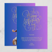 Vaderdag wensen kaart (Voorkant / Achterkant)