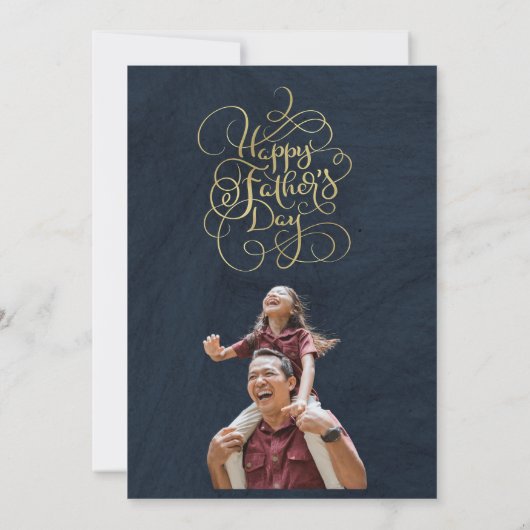 Vaderdag wensen kaart (Achterkant)