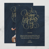 Vaderdag wensen kaart (Voorkant / Achterkant)