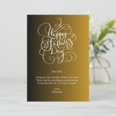 Vaderdag wensen kaart (Staand voorkant)