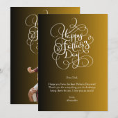 Vaderdag wensen kaart (Voorkant / Achterkant)