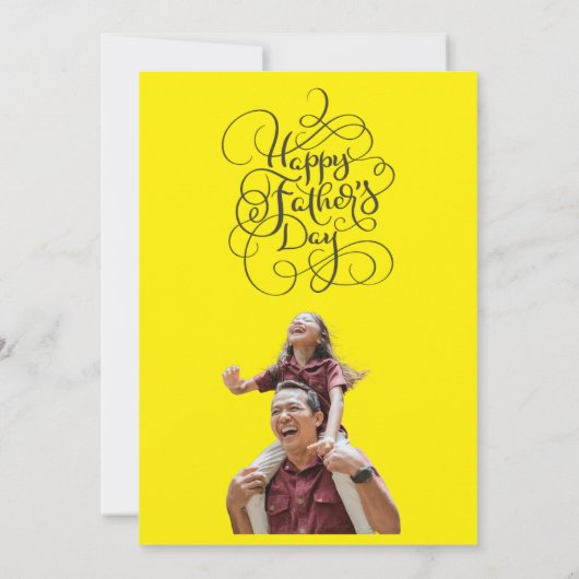 Vaderdag wensen kaart (Achterkant)