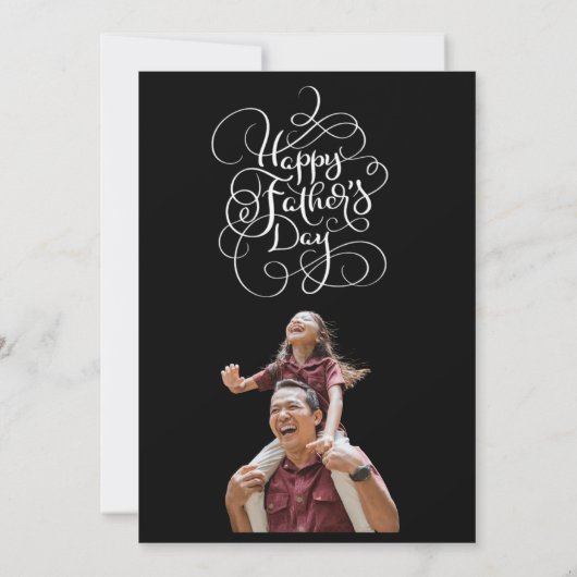 Vaderdag wensen kaart (Achterkant)