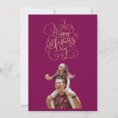 Vaderdag wensen kaart (Achterkant)