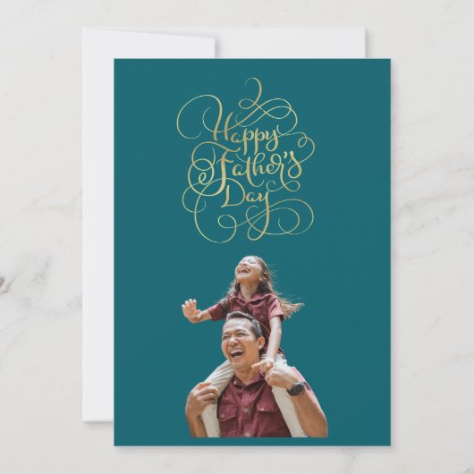 Vaderdag wensen kaart (Achterkant)