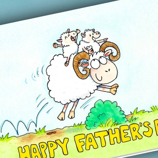 Vaderdag Wenskaart Bedankkaart