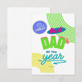 Vaderdag Wenskaart Bedankkaart (Voorkant / Achterkant)