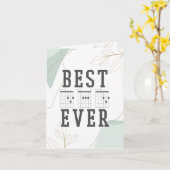 Vaderdag wenskaart | Beste papa ooit gitaar Kaart (Gele Bloem)