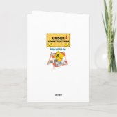 Vaderdag Wenskaart Feestdagen Kaart (Achterkant)