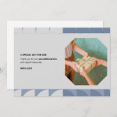 Vaderdag Wenskaart Feestdagenkaart (Voorkant / Achterkant)