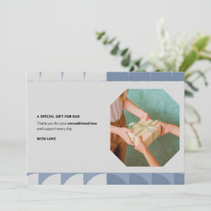 Vaderdag Wenskaart Feestdagenkaart