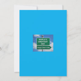 Vaderdag wenskaart feestdagenkaart