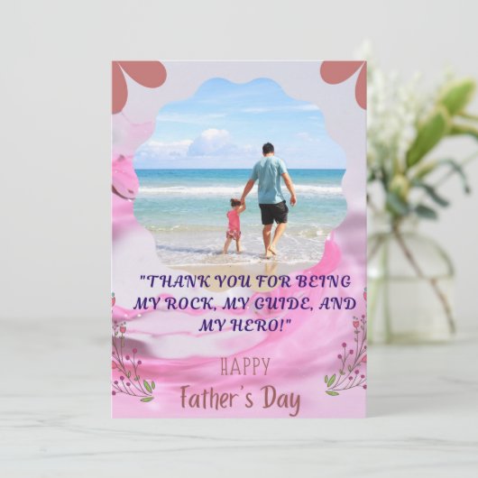 VADERDAG-WENSKAART FEESTDAGENKAART (Staand voorkant)