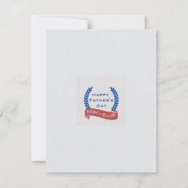 Vaderdag wenskaart feestdagenkaart