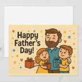 VADERDAG-WENSKAART FEESTDAGENKAART (Voorkant / Achterkant)