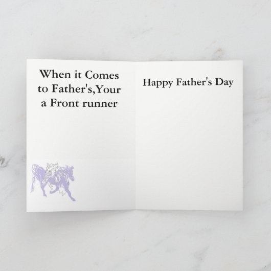 Vaderdag Wenskaart Kaart (Binnen)