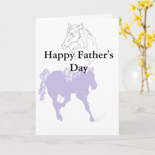 Vaderdag Wenskaart Kaart (Gele Bloem)