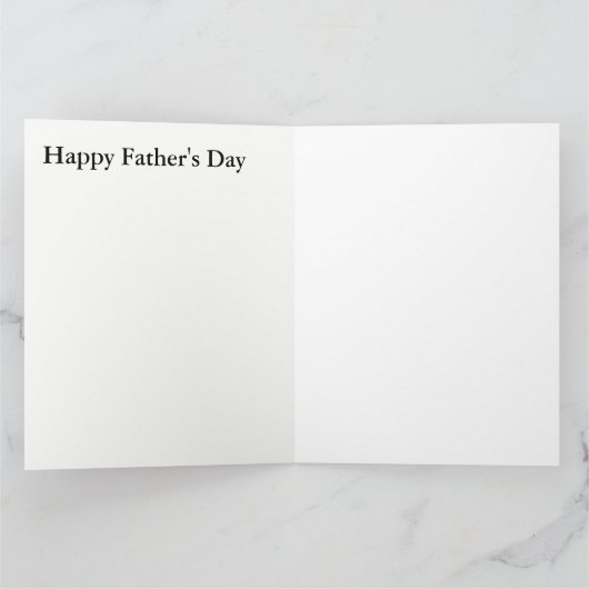 Vaderdag Wenskaart Kaart (Binnen)