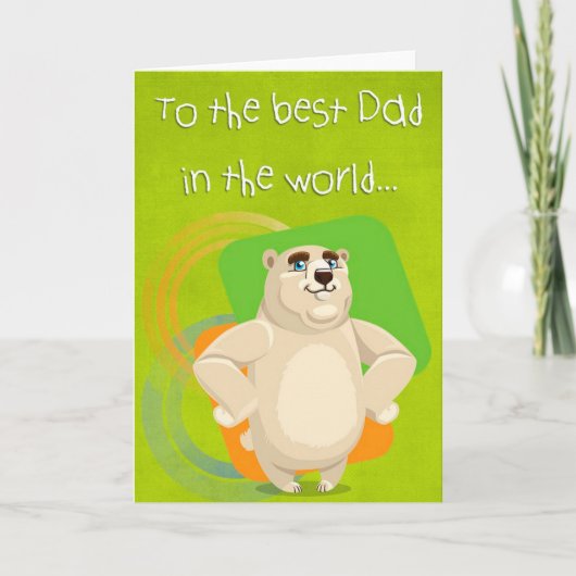 Vaderdag Wenskaart Kaart (Voorkant)