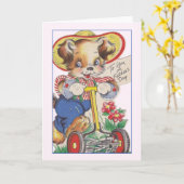  Vaderdag Wenskaart Kaart (Gele Bloem)