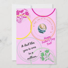 Vaderdag Wenskaart Kaart