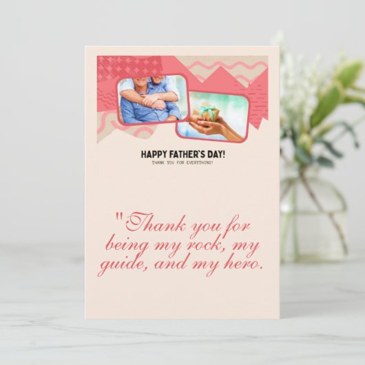 VADERDAG WENSKAART KAART (Staand voorkant)