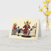  Vaderdag Wenskaart Kaart (Gele Bloem)