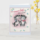  Vaderdag Wenskaart Kaart (Gele Bloem)