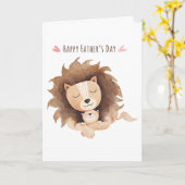 Vaderdag wenskaart kaart (Gele Bloem)