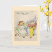  Vaderdag Wenskaart Kaart (Gele Bloem)