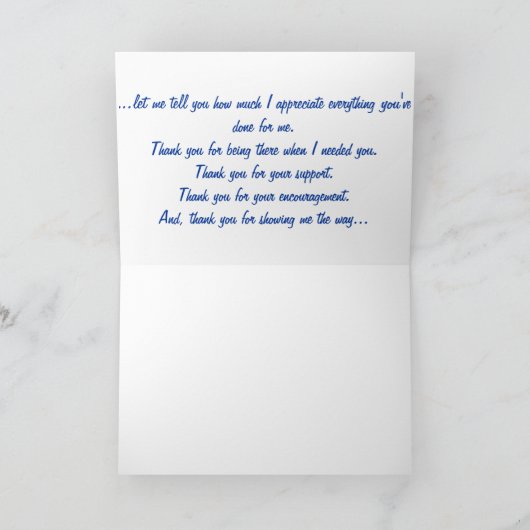 Vaderdag Wenskaart Kaart (Binnen)