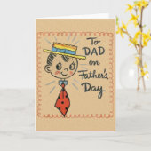  Vaderdag Wenskaart voor papa Kaart (Gele Bloem)