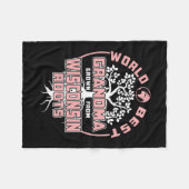 Vaderdag | Wereld beste oma Fleece Deken (Voorkant (Horizontaal))