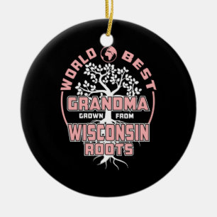 Vaderdag Wereld beste oma Keramisch Ornament