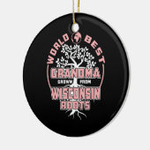 Vaderdag | Wereld beste oma Keramisch Ornament (Links)