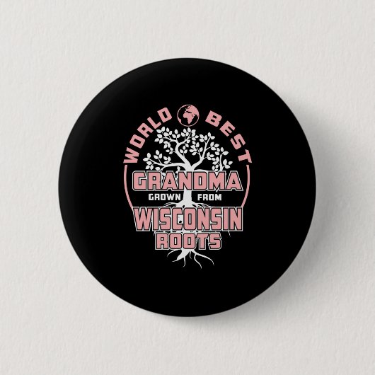 Vaderdag | Wereld beste oma Ronde Button 5,7 Cm (Voorkant)