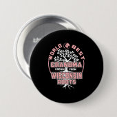 Vaderdag | Wereld beste oma Ronde Button 7,6 Cm (Voorkant /achterkant)