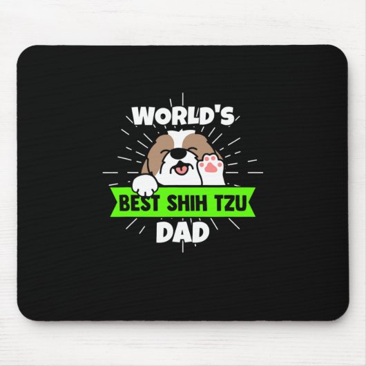 Vaderdag | Wereld beste sjiitische Tzu-hond Muismat (Voorkant)
