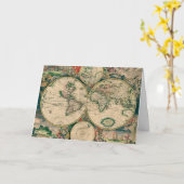 Vaderdag Wereldkaart kaart (Gele Bloem)