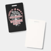 Vaderdag | Werelds Beste Oma Badge (Voor- en achterkant)