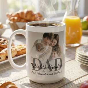 Vaderdag Werelds Beste Papa met Foto Koffiemok