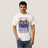 Vaderdag Werelds beste scheetmachine bedoel vader  T-shirt (Voorkant volledig)